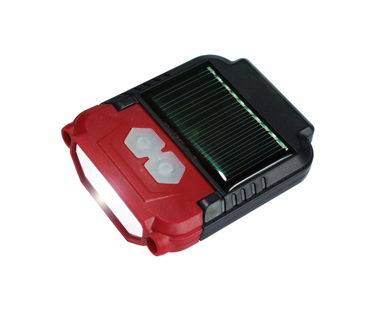 Solar Rechargeable Clip on Cap Light